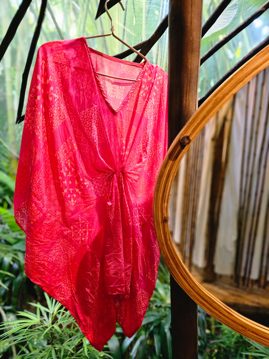 Scarlet Mirage – Luxe Kaftan by El_Plutus