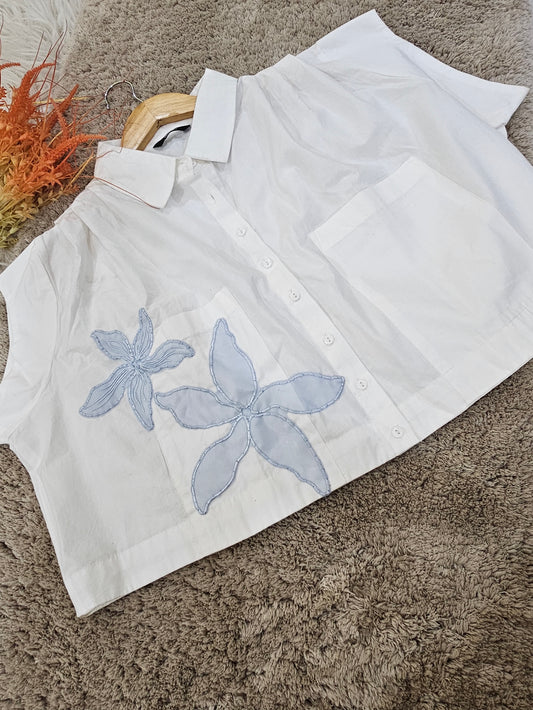 Short Sleeve embroided Shirt