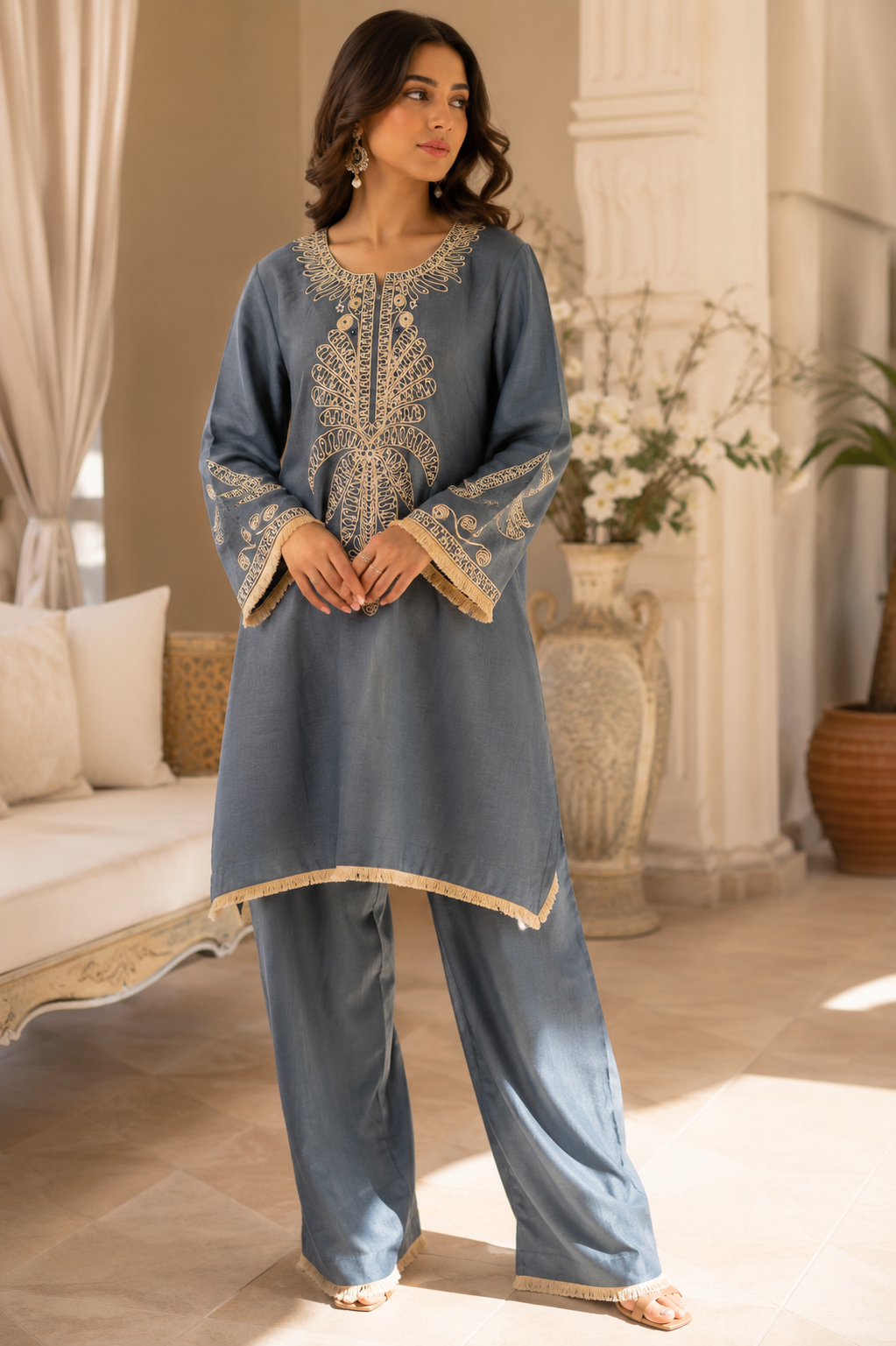 Azure Heirloom Co-ord