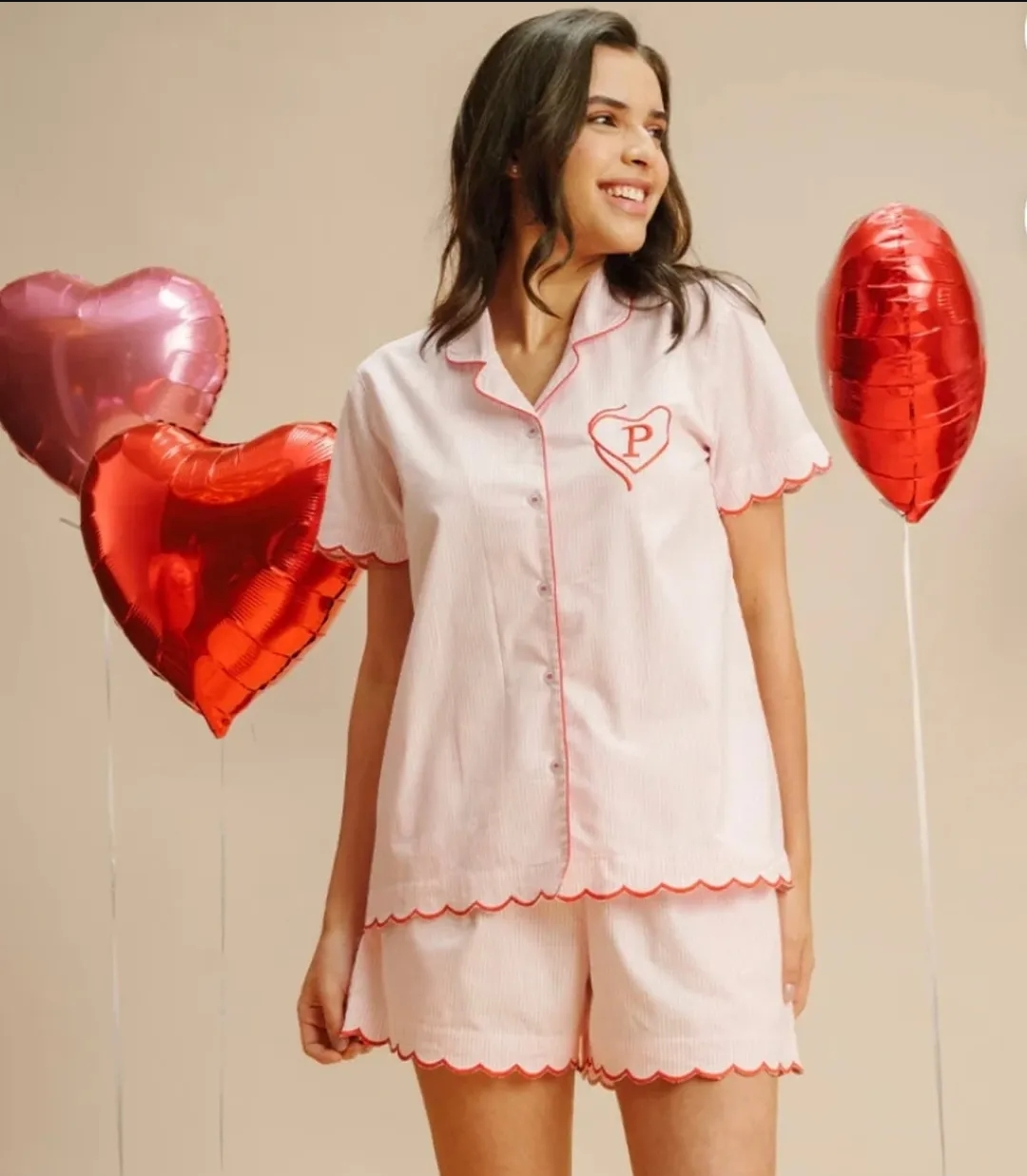 Pink Scallop Love Set