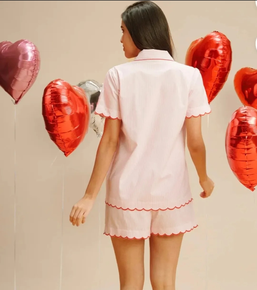 Pink Scallop Love Set