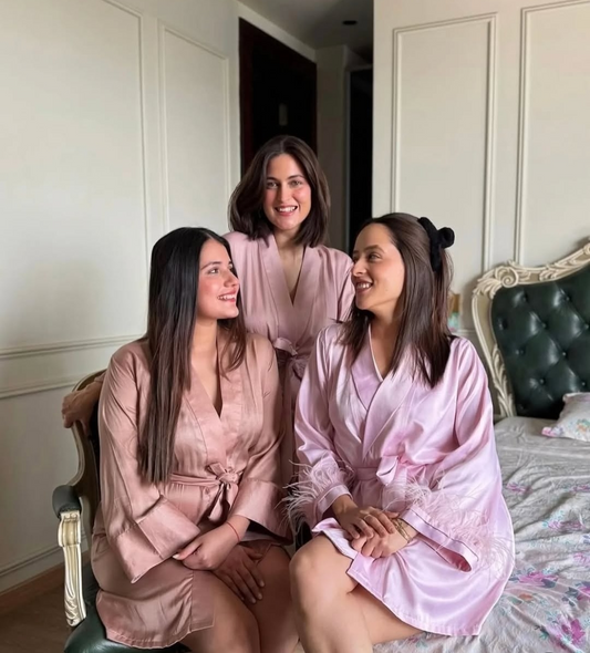 Rosé Romance – Wedding Robe Set
