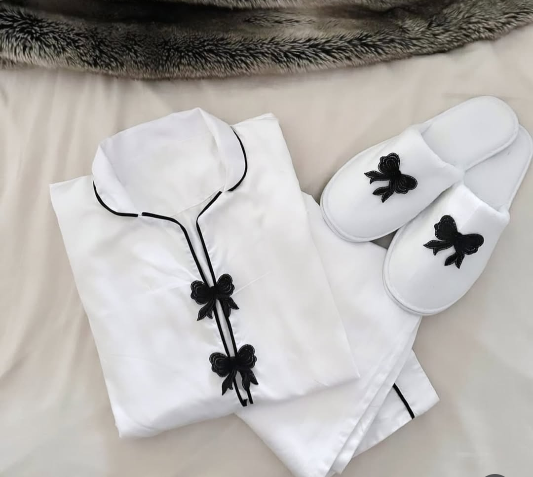 Blush Bow Sleepwear