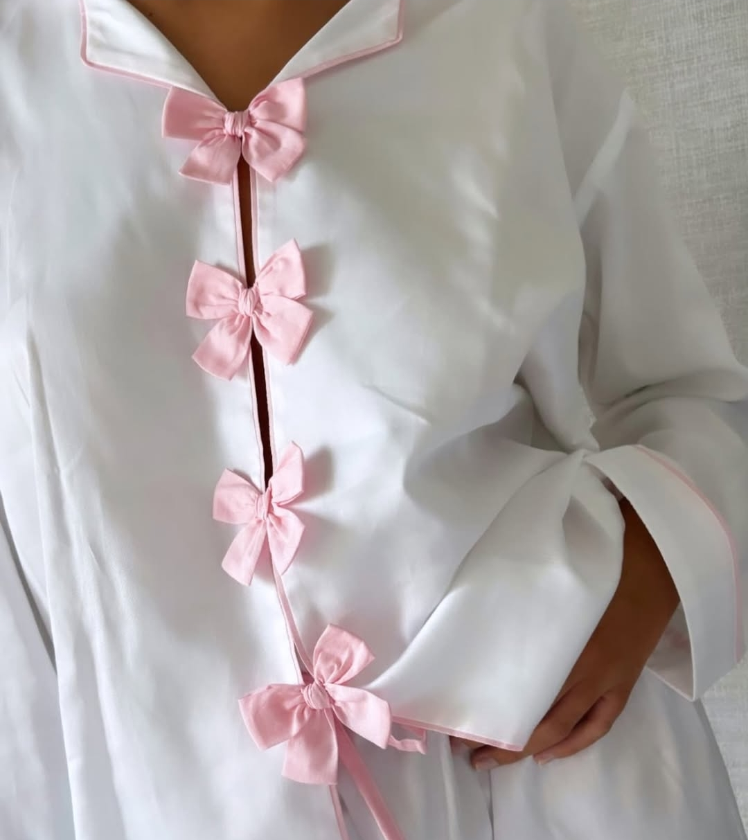 Blush Bow Sleepwear