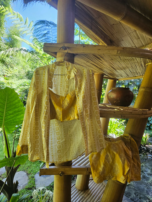Tropical Mustard – Resort Co-ord