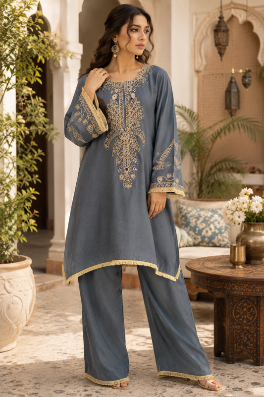 Azure Heirloom Co-ord