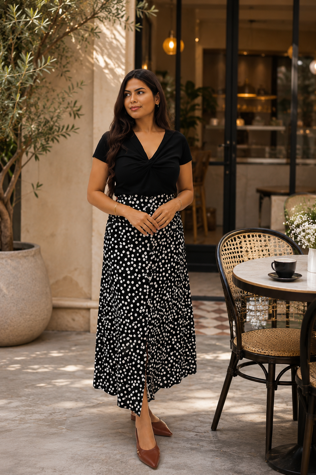 Café Noir Dress ⭐