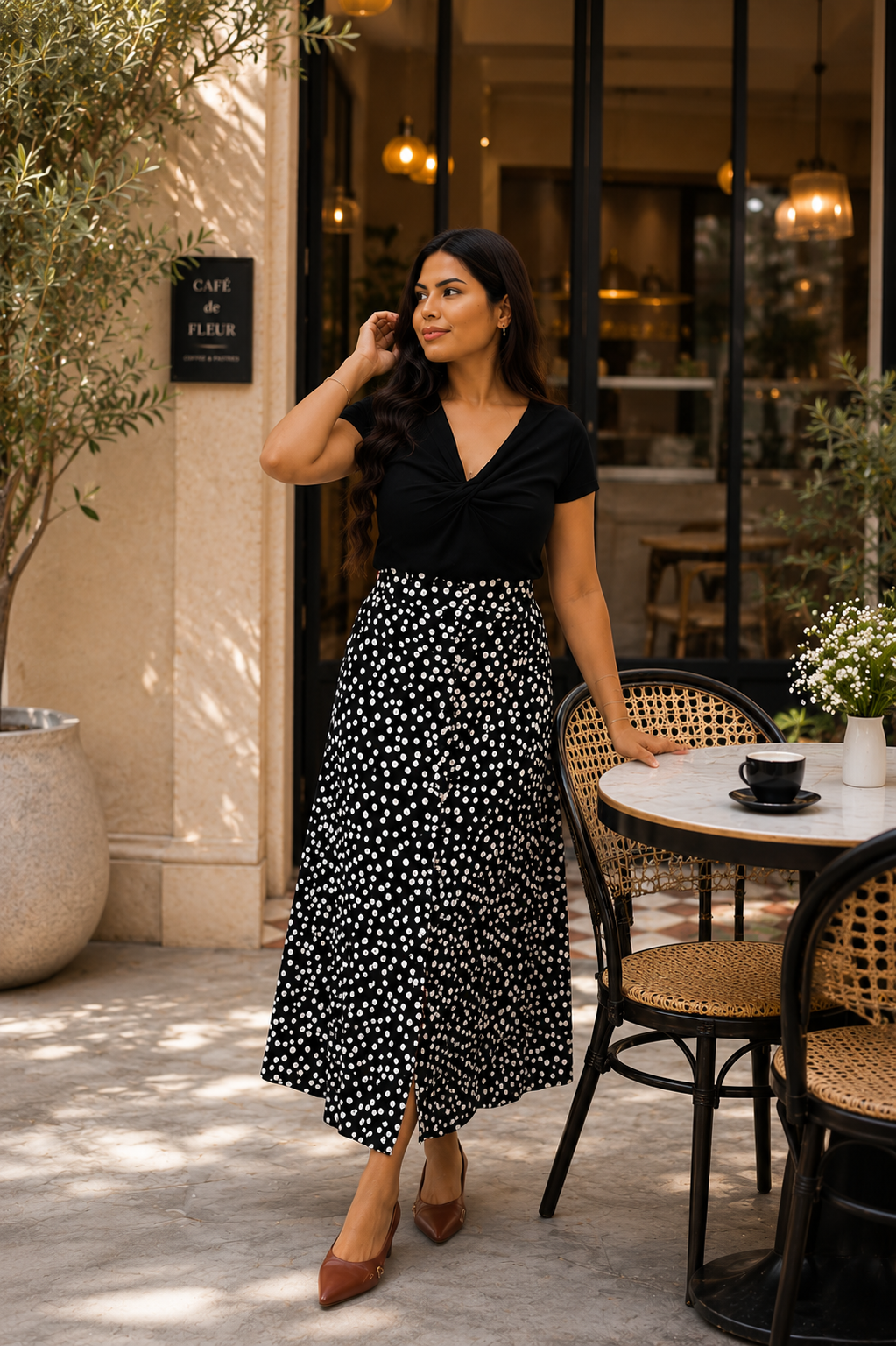 Café Noir Dress ⭐