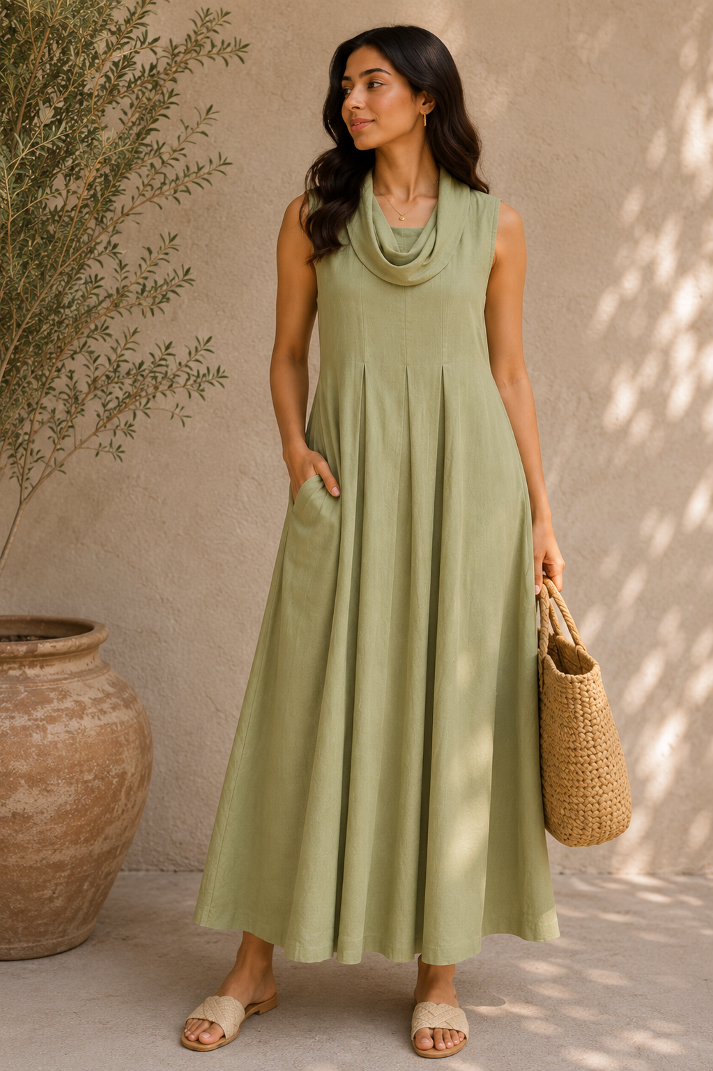 Sage Whisper Dress