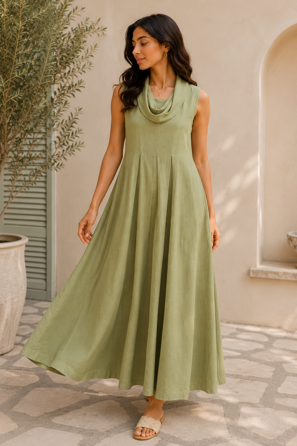 Sage Whisper Dress