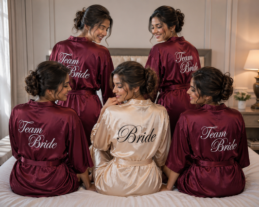 Rosé Romance – Wedding Robe Set