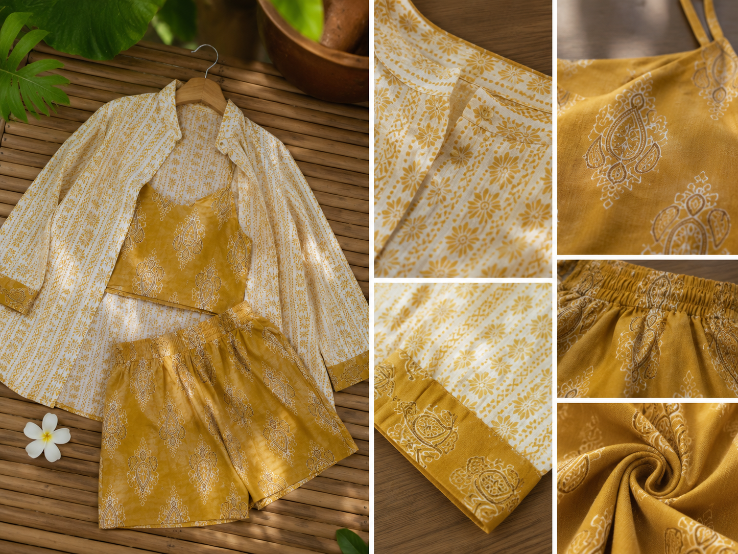 Tropical Mustard – Resort Co-ord