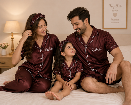 Signature Satin Shorts Set