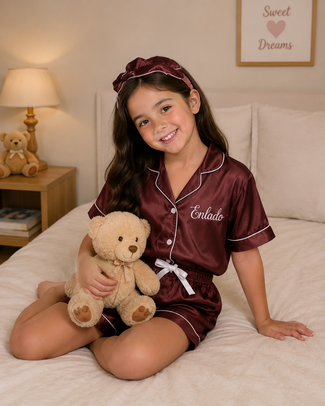 Signature Satin Shorts Set