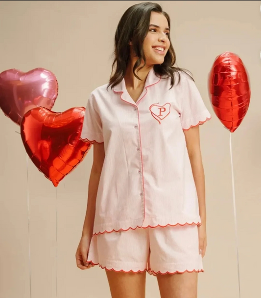 Pink Scallop Love Set