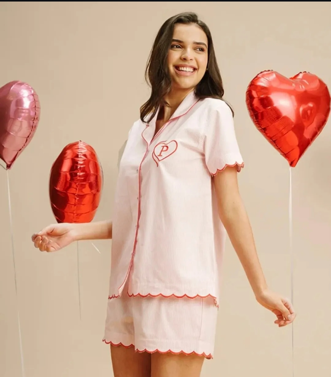 Pink Scallop Love Set
