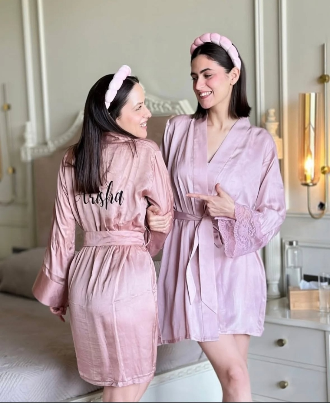 Rosé Romance – Wedding Robe Set