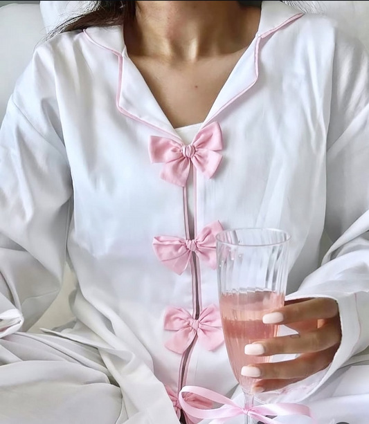 Blush Bow Sleepwear
