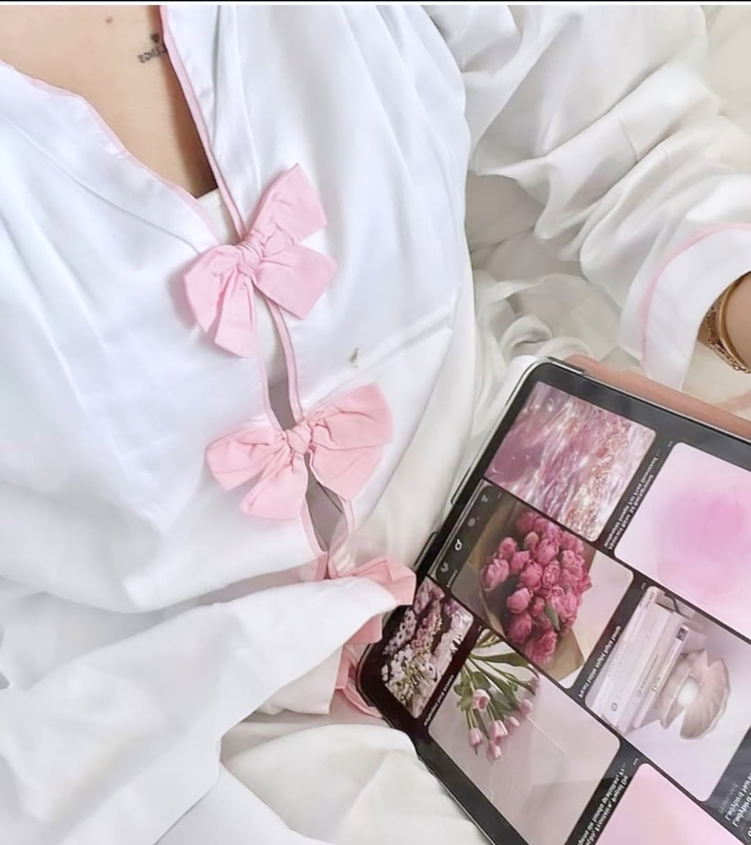 Blush Bow Sleepwear