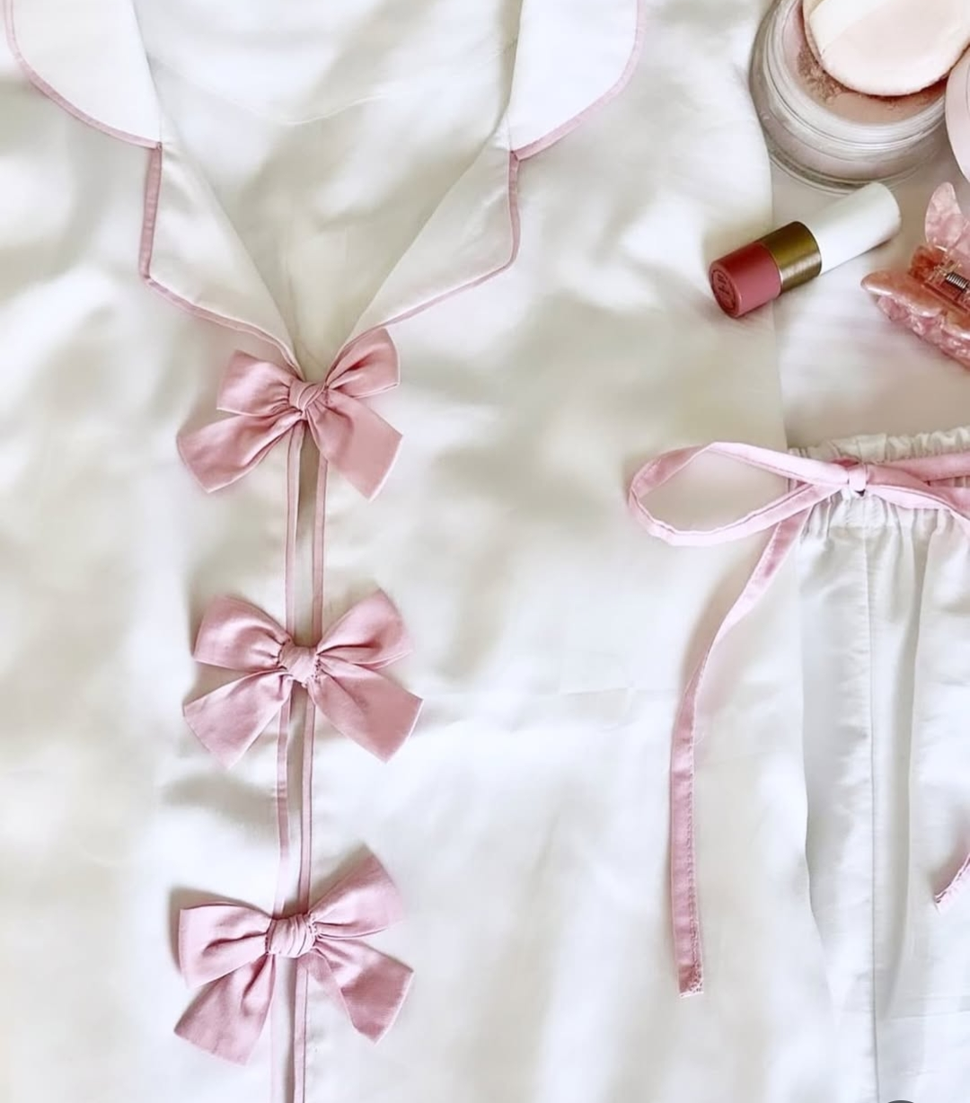 Blush Bow Sleepwear