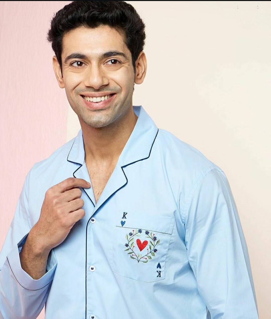 Snuggle in Blue – Couple Pajamas
