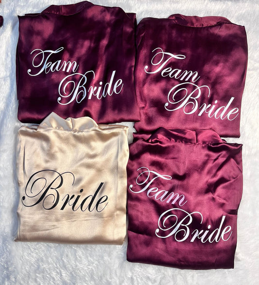 Rosé Romance – Wedding Robe Set