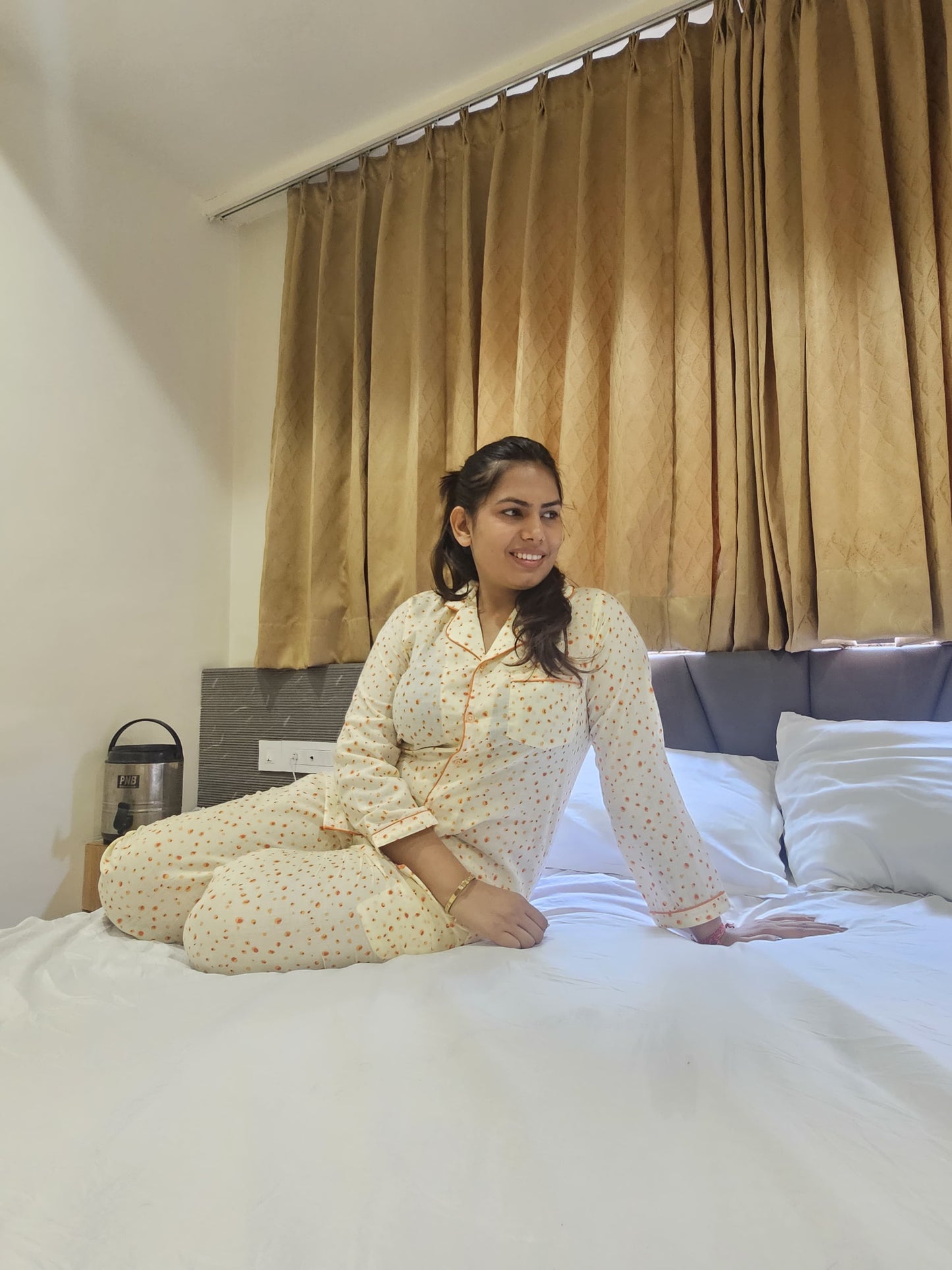 🌙 Dream Sprinkle – Polka Dot Pyjama Set