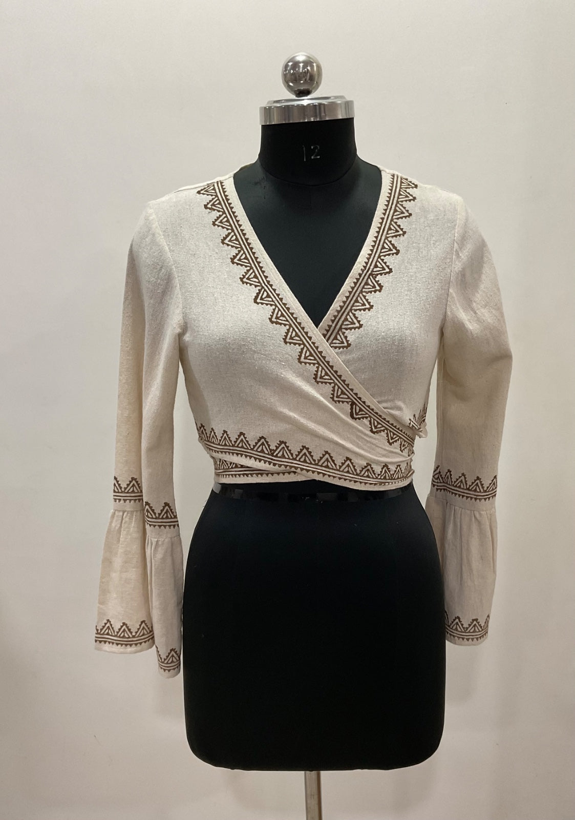 ✨ Sahara Whisper Wrap Top