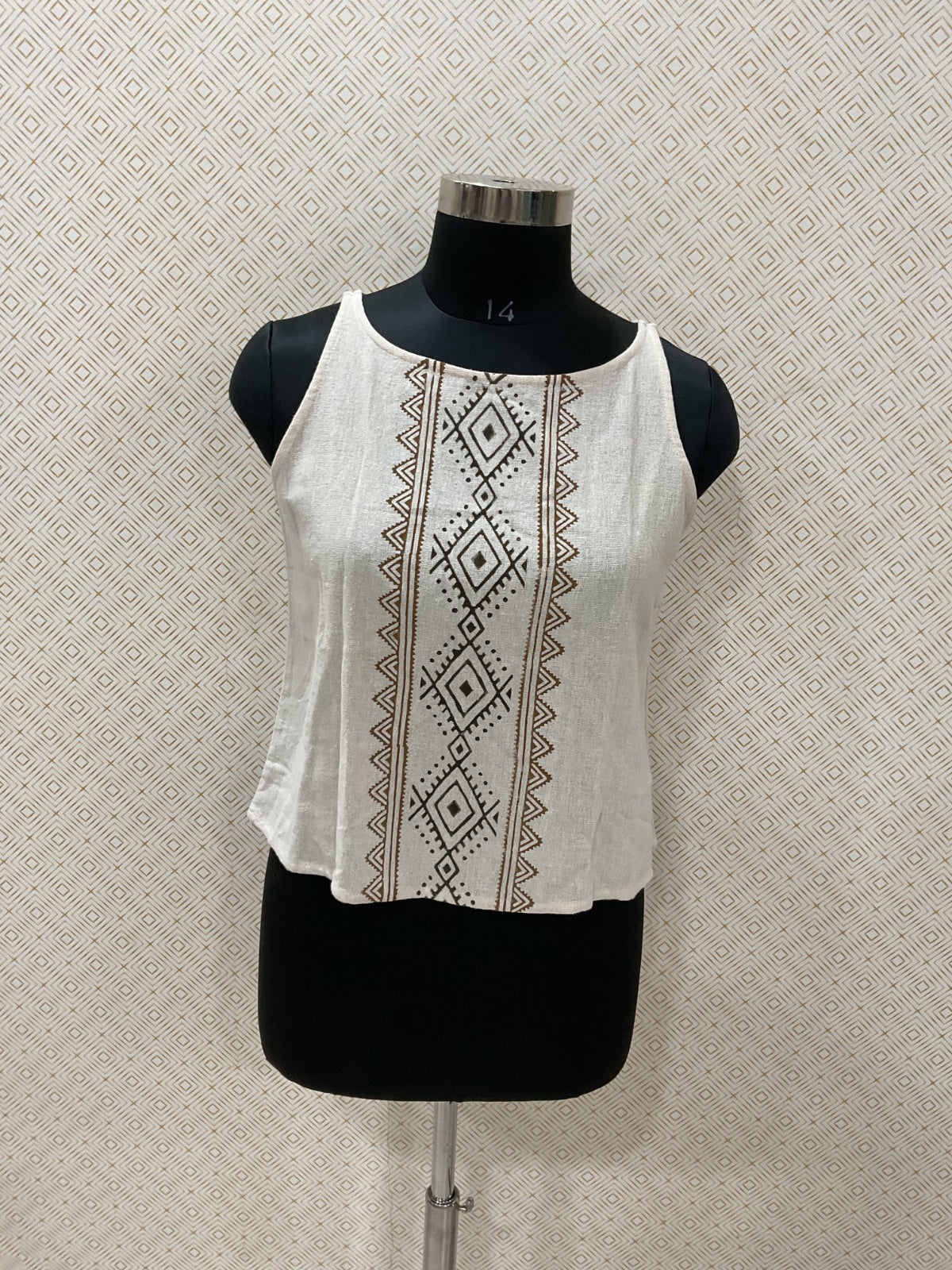 Tribal Rhythm Crop Top